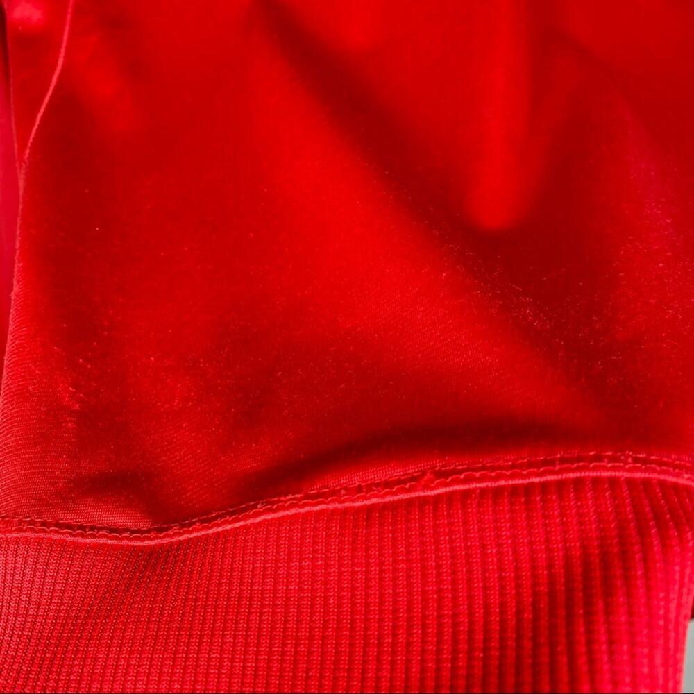 Nike Full Zip Up Track Athletic Jacket with Pockets Red White Youth Kids Medium - Picture 4 of 8